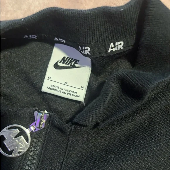 Nike Black Air Half-Zip Cropped Jacket - Picture 2 of 3